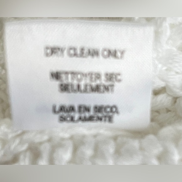 🆕 Worth cotton color block sweaterer in black and white size small - Picture 7 of 7